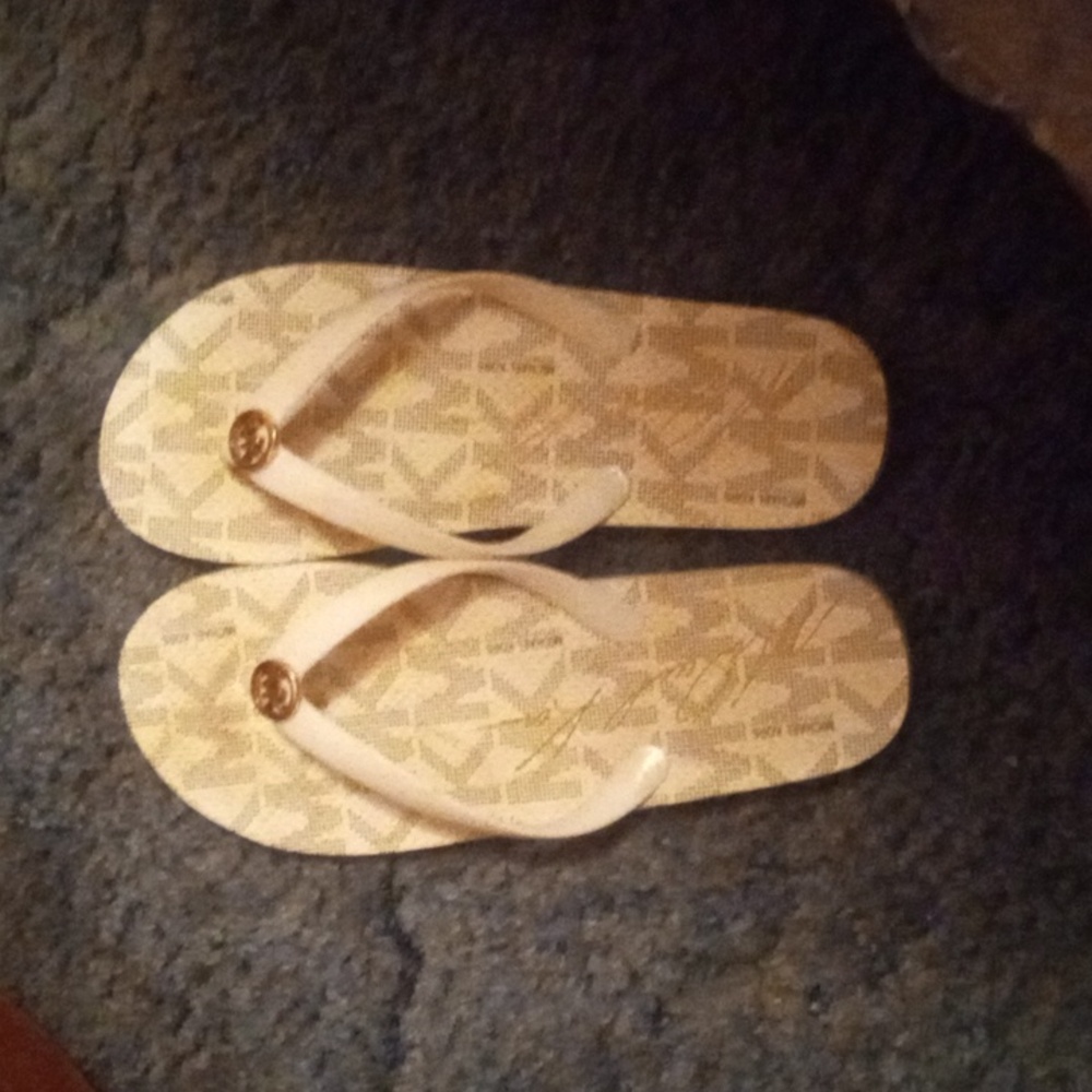 Michael Kors Women's MK Flip Flops Open